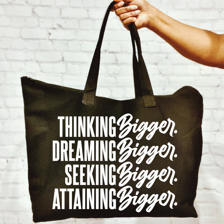 Think Big Canvas Tote Bag