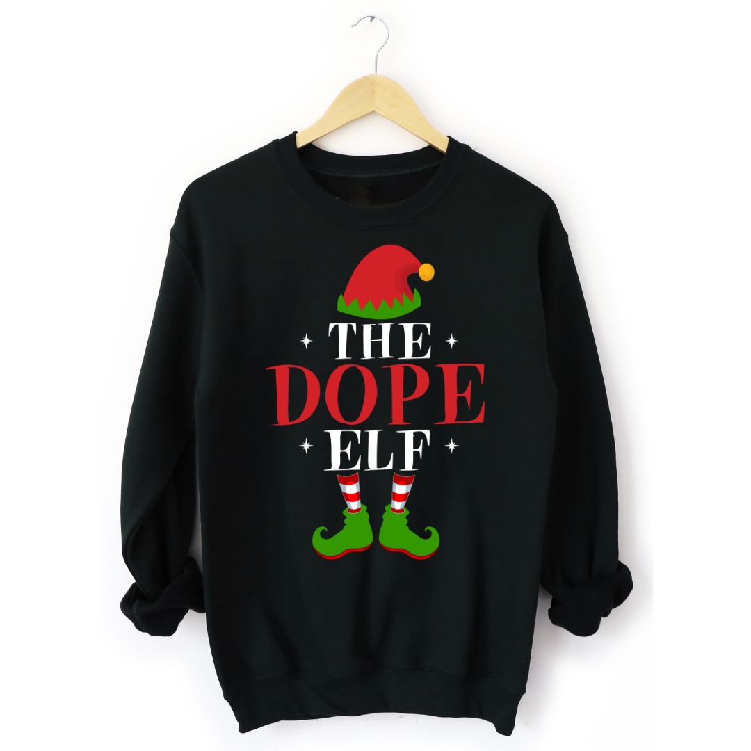 The Dope Elf Christmas Sweatshirt