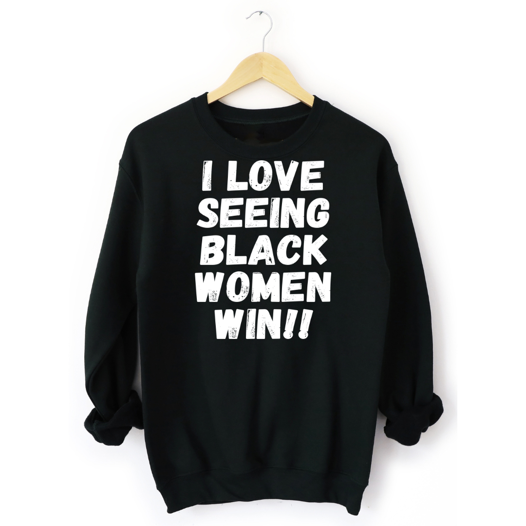 Black sales love sweatshirt