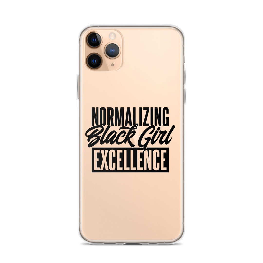 Normalizing Black Girl Excellence iPhone Case