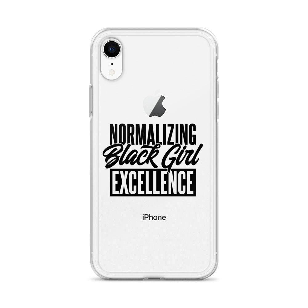 Normalizing Black Girl Excellence iPhone Case