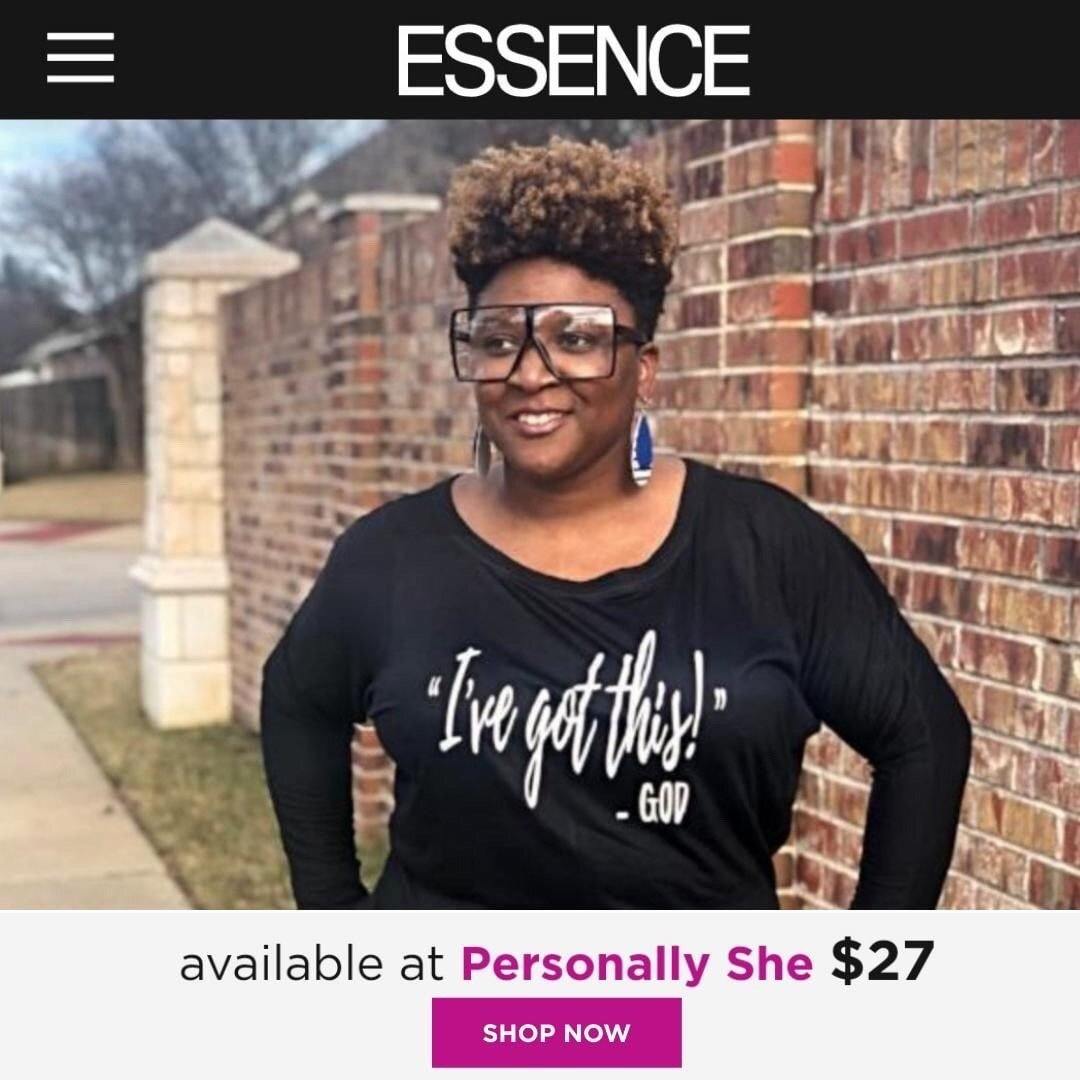 Essence.com Top Pick Faith-Based Tee - Personally She