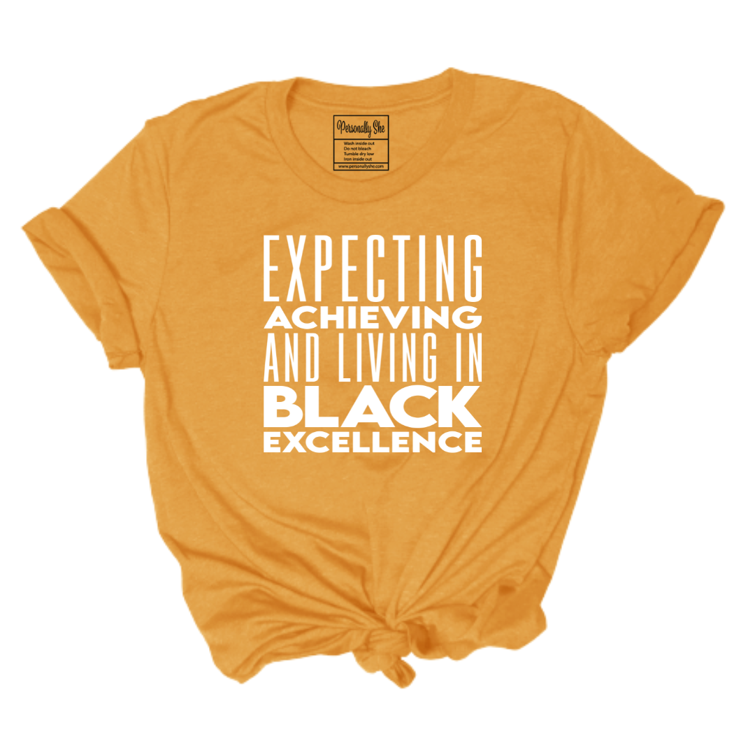 Black Excellence gold tshirt
