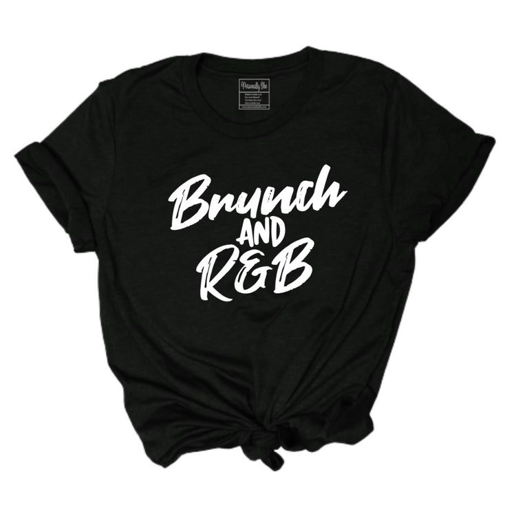 Brunch and R&B black t-shirt