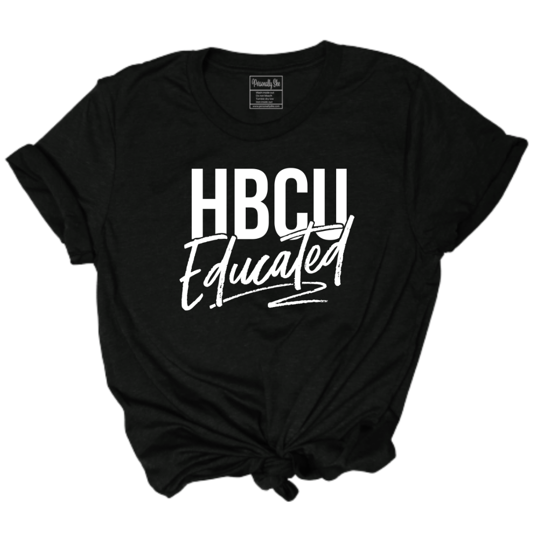 HBCU Educated t-shirt for HBCU grads and alum