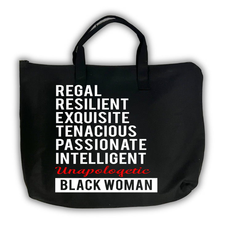 Traits of a Black Woman Tote Bag