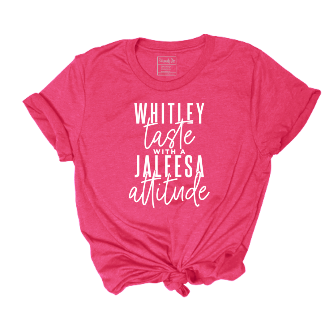Whitley and Jaleesa from A Different World pink tee