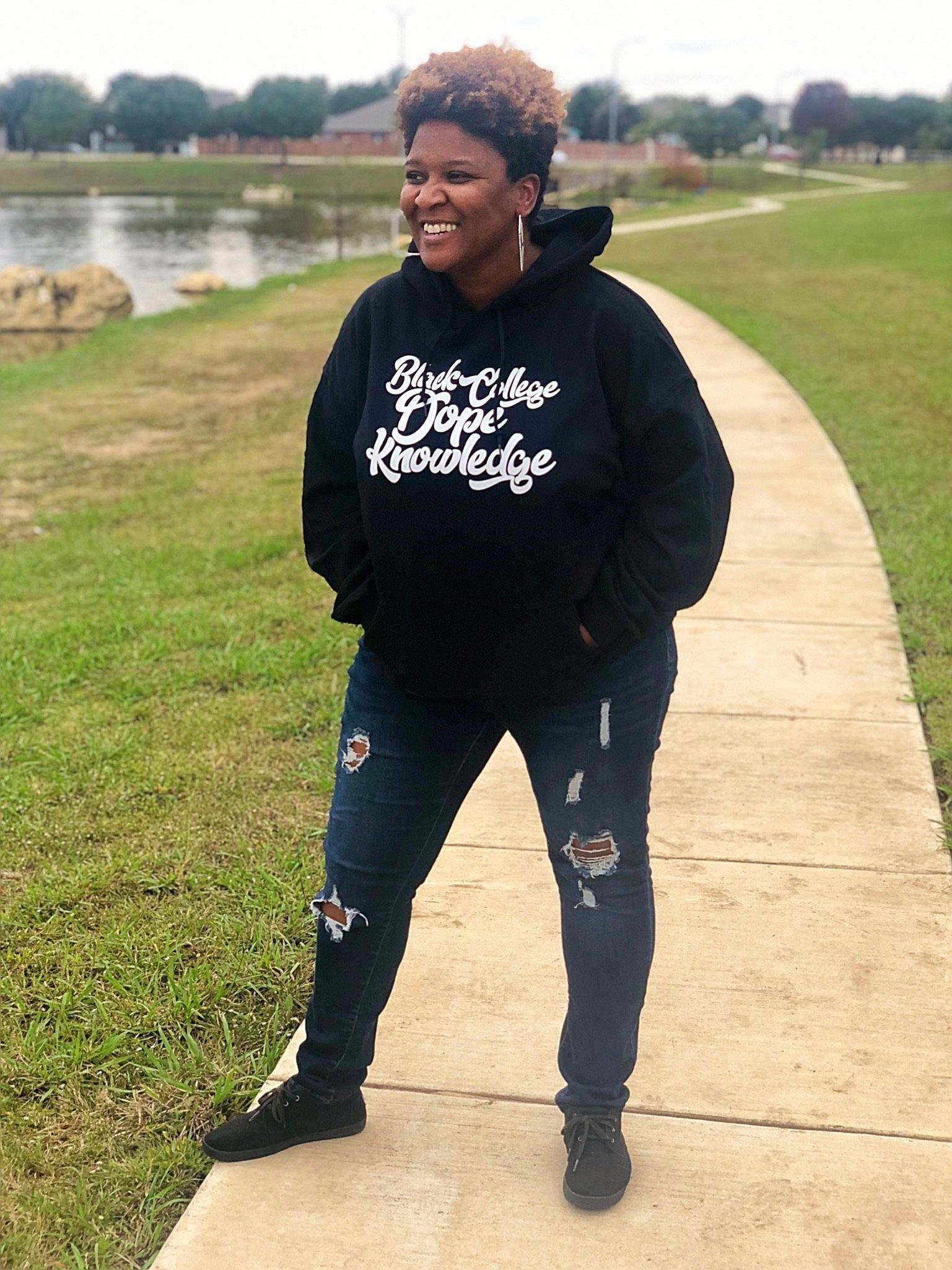 Black College Dope Knowledge Hoodie - Personally She