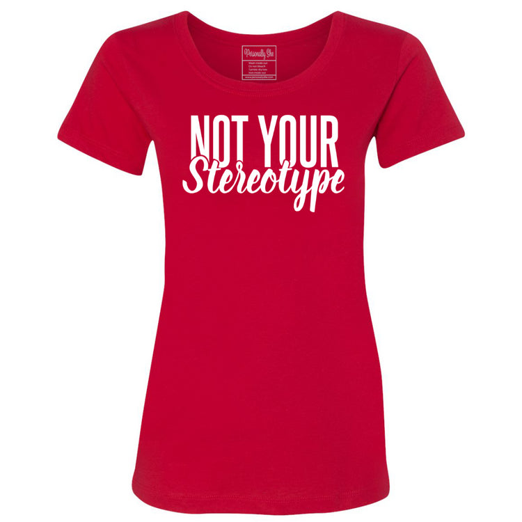 Not Your Stereotype red fitted tshirt