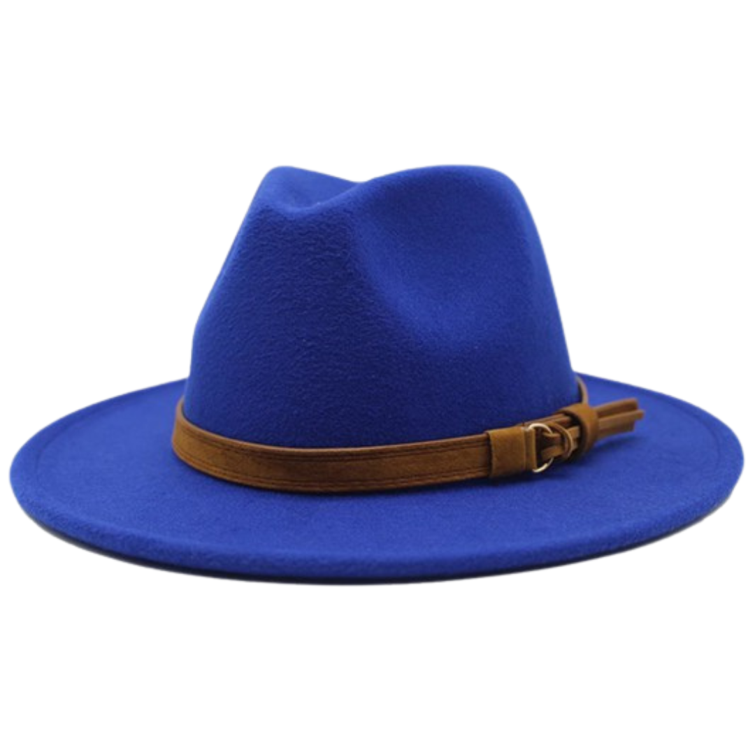 royal blue fedora hat