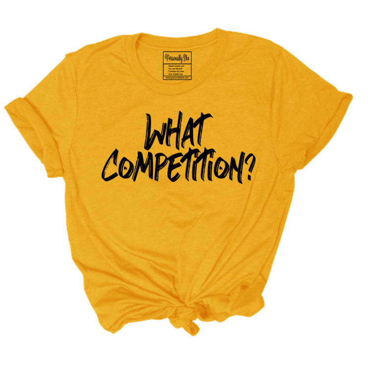 What Competition t-shirt gold
