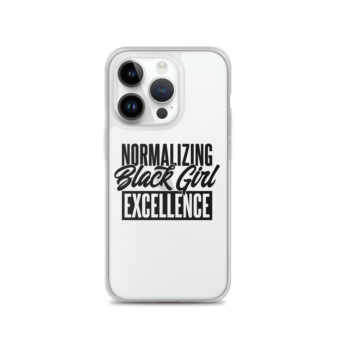 Normalizing Black Girl Excellence iPhone Case