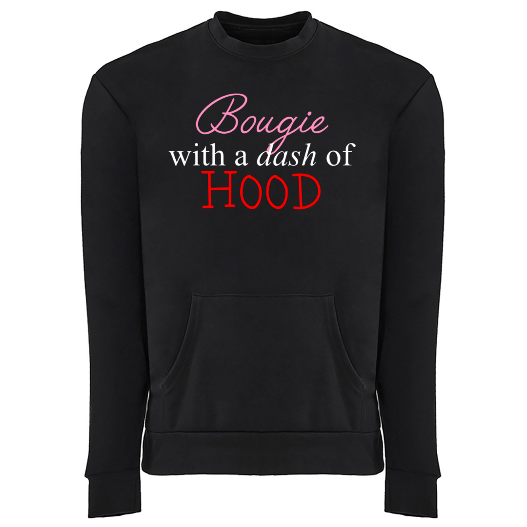 Bougie with a Dash of Hood pocket sweatshirt
